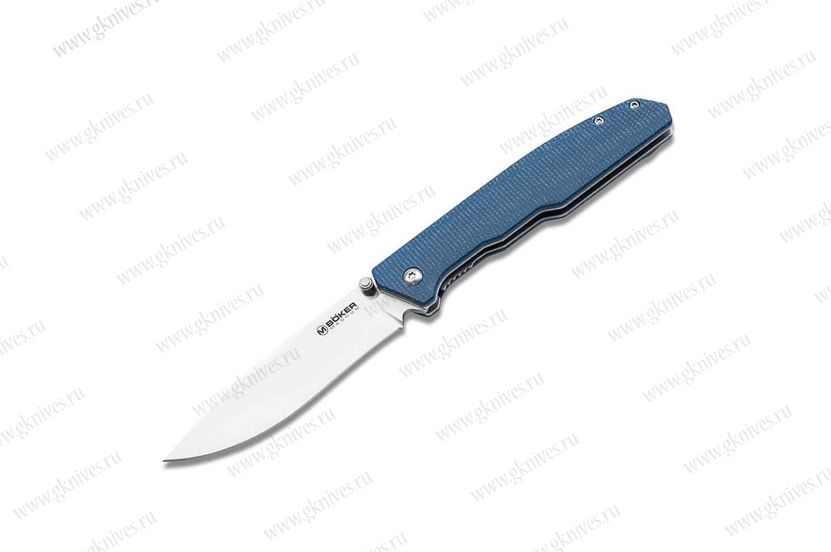 Нож Boker 01SC714 Deep Blue Canvas