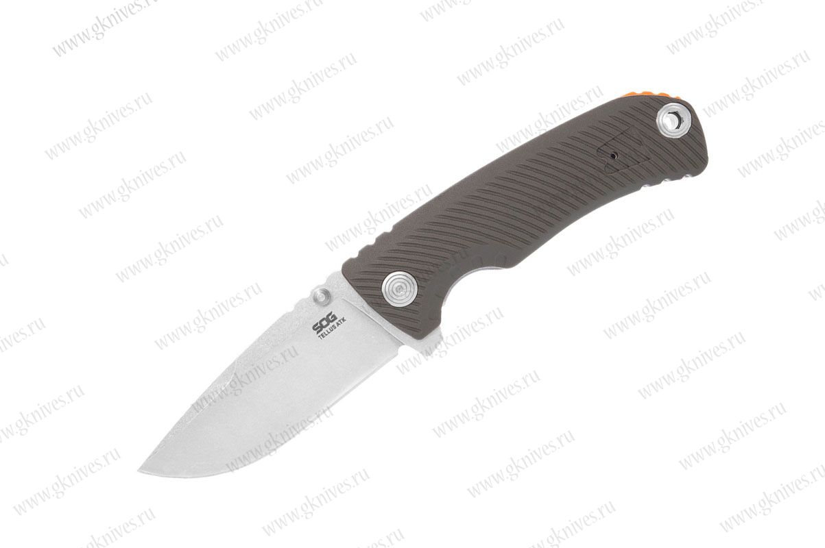 Нож SOG, 11-06-01-43 Tellus ATK OD Green