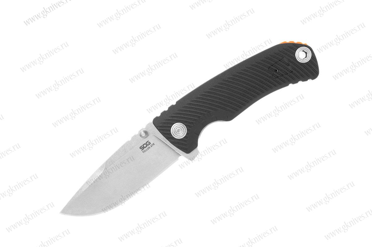 Нож SOG, 11-06-02-43 Tellus ATK Black