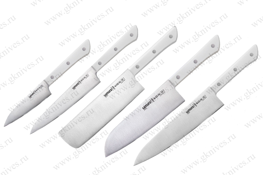Набор из 5-и ножей Samura Harakiri SHR-0250W арт.0609.119
