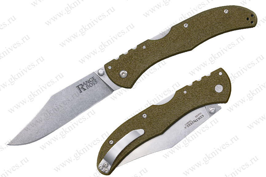 Нож Cold Steel 20KR7 Range Boss OD Green Handle арт.0453.263