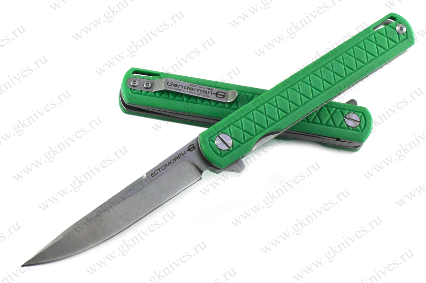 Нож складной Gentleman Knives Эктоморф / Ectomorph зеленый арт.0777.20