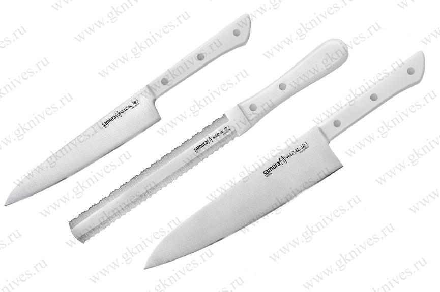 Набор из 3-х ножей Samura Harakiri SHR-0230W арт.0609.111