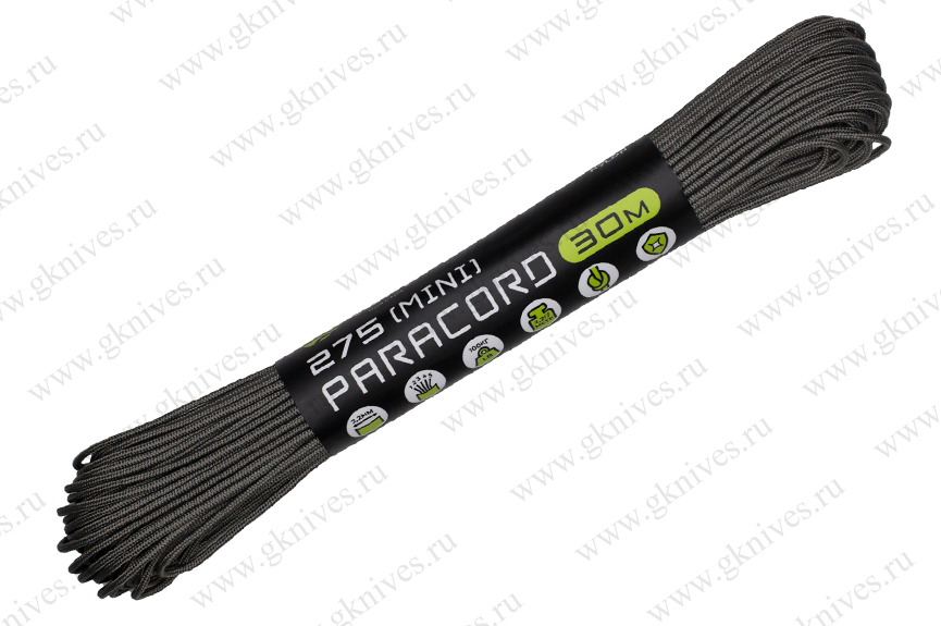 Паракорд 275 (мини) CORD nylon 30м RUS (dark gray) арт.0629.85