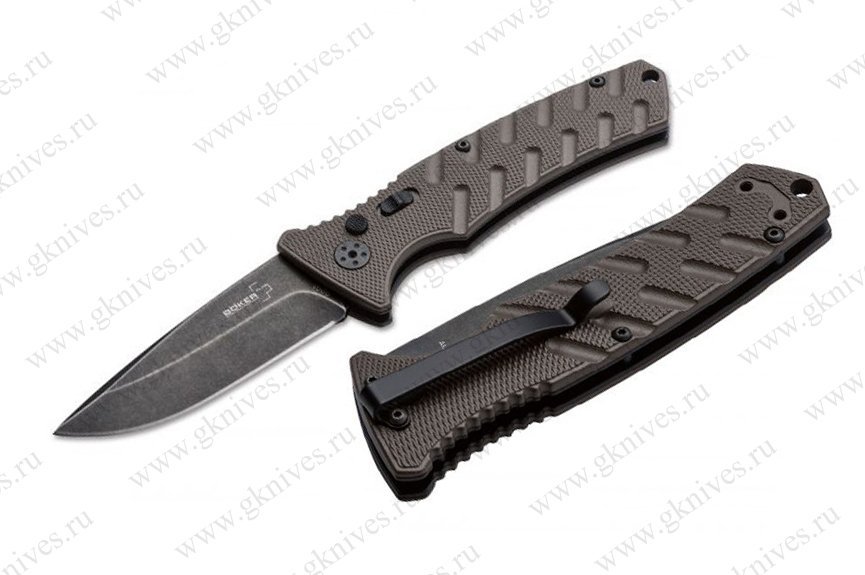 Автоматический нож Boker 01BO424 Strike Coyote Spearpoint арт.0506.02