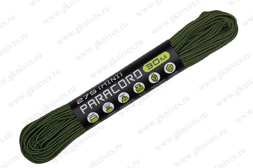 Паракорд 275 (мини) CORD nylon 30м RUS (moss) арт.0629.89