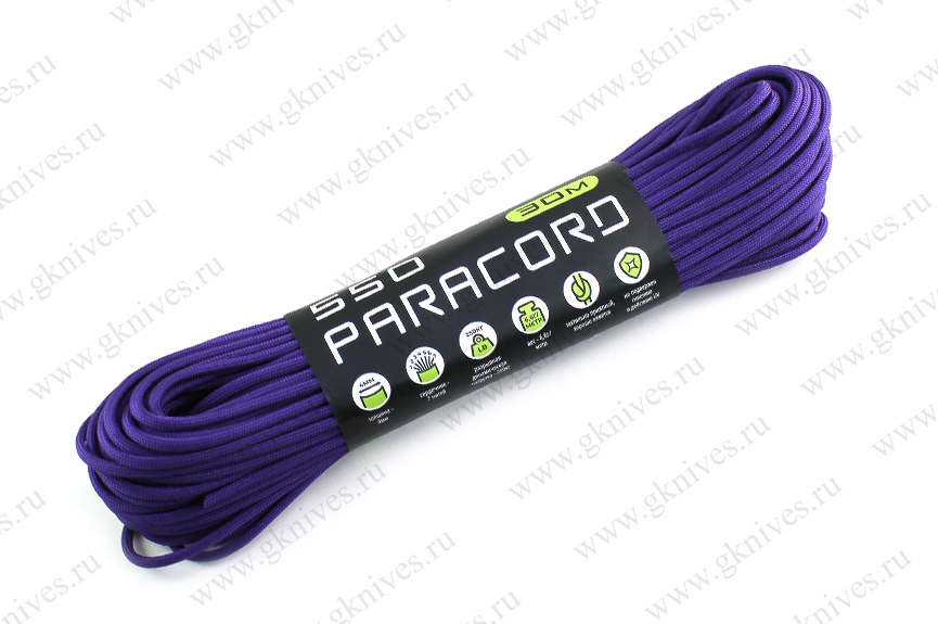 Паракорд 550 CORD nylon 30м RUS (purple) арт.0629.26