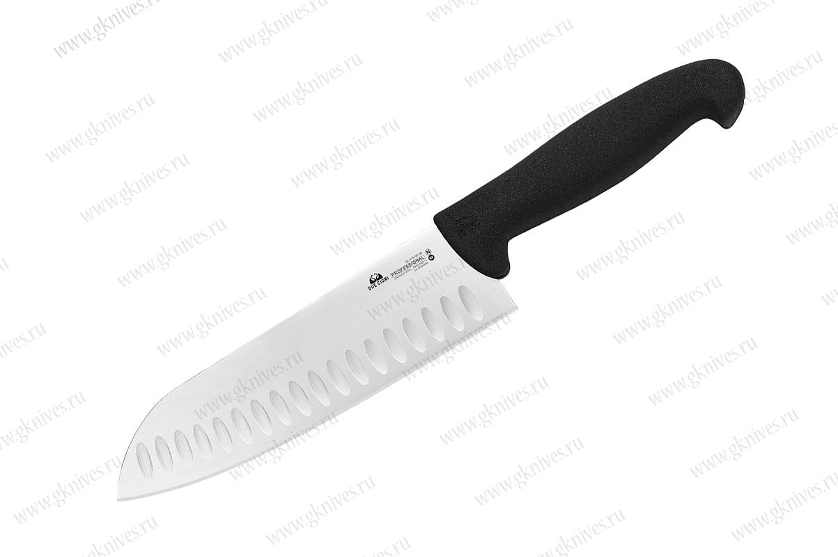 Нож кухонный Due Cigni 2C 419/18 AN SANTOKU WITH SCALLOPS