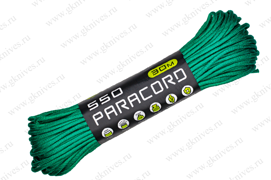 Паракорд 550 CORD nylon 30м RUS (emerald green) арт.0629.47