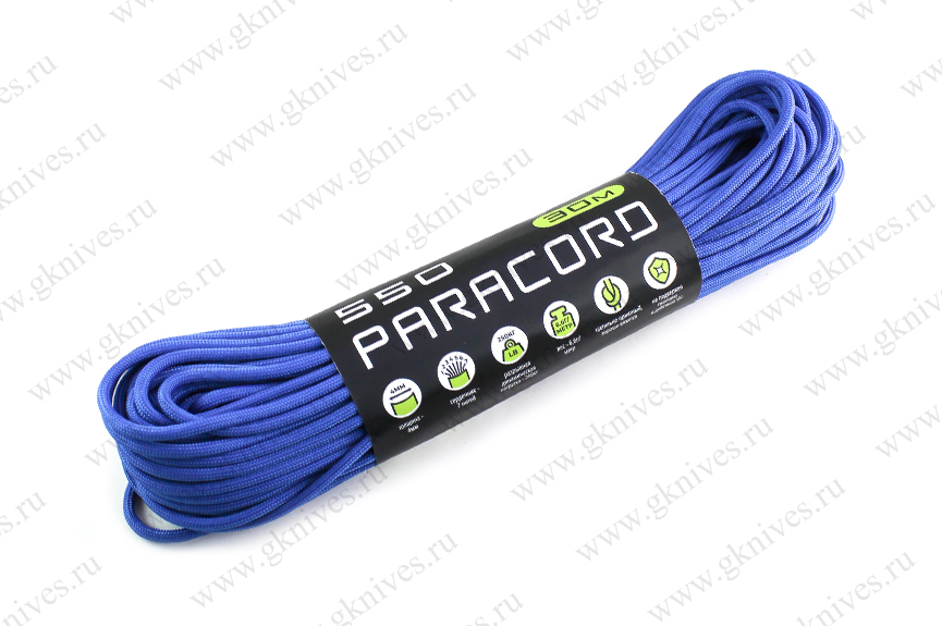 Паракорд 550 CORD nylon 30м RUS (blue) арт.0629.30