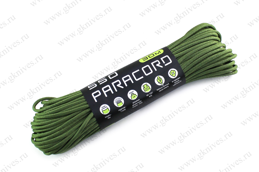 Паракорд 550 CORD nylon 30м RUS (moss) арт.0629.31