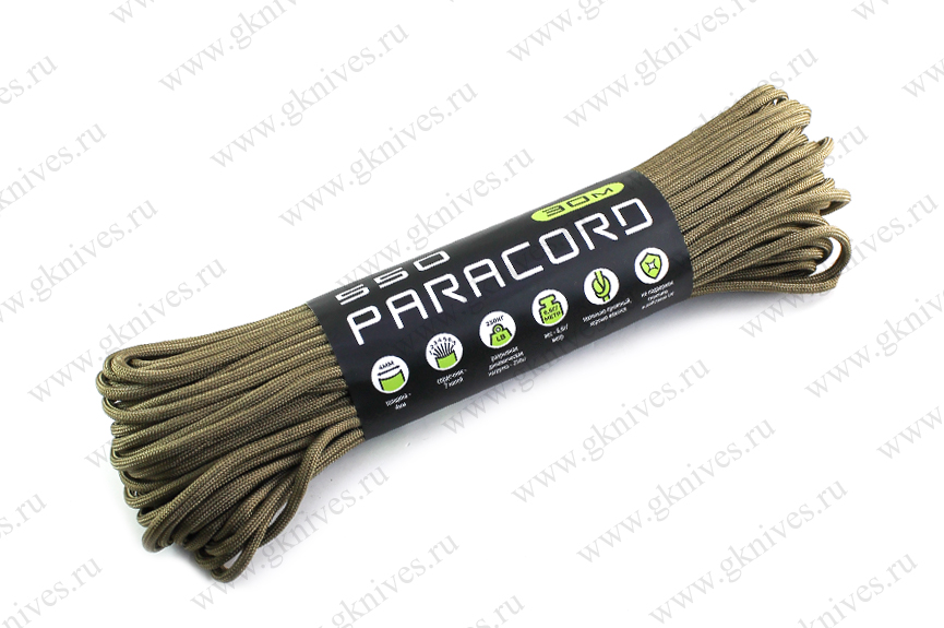 Паракорд 550 CORD nylon 30м RUS (coyote) арт.0629.32