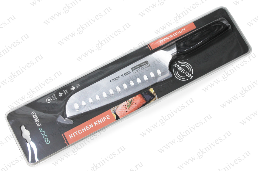 НОЖ КУХОННЫЙ QXF R-5157 САНТОКУ 230ММ арт.0634.33