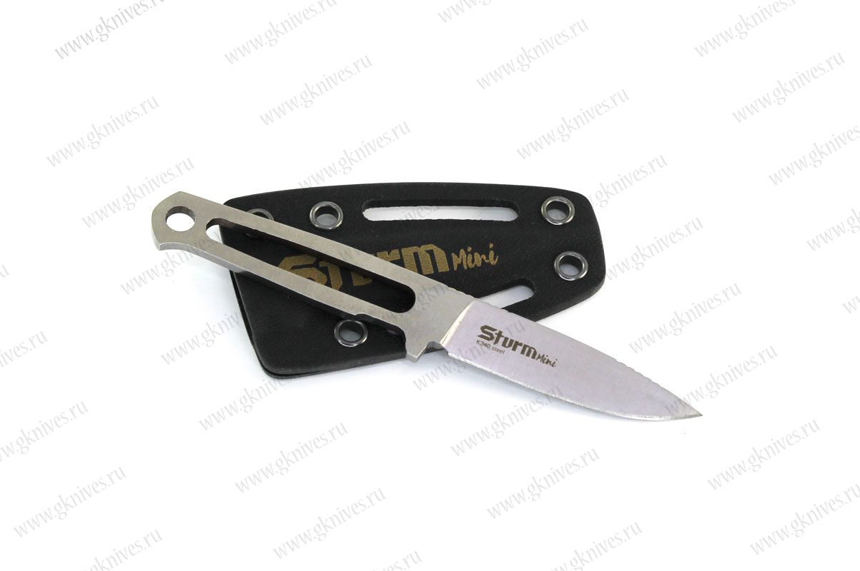 Туристический нож Sturm Mini K340 StoneWash Kydex