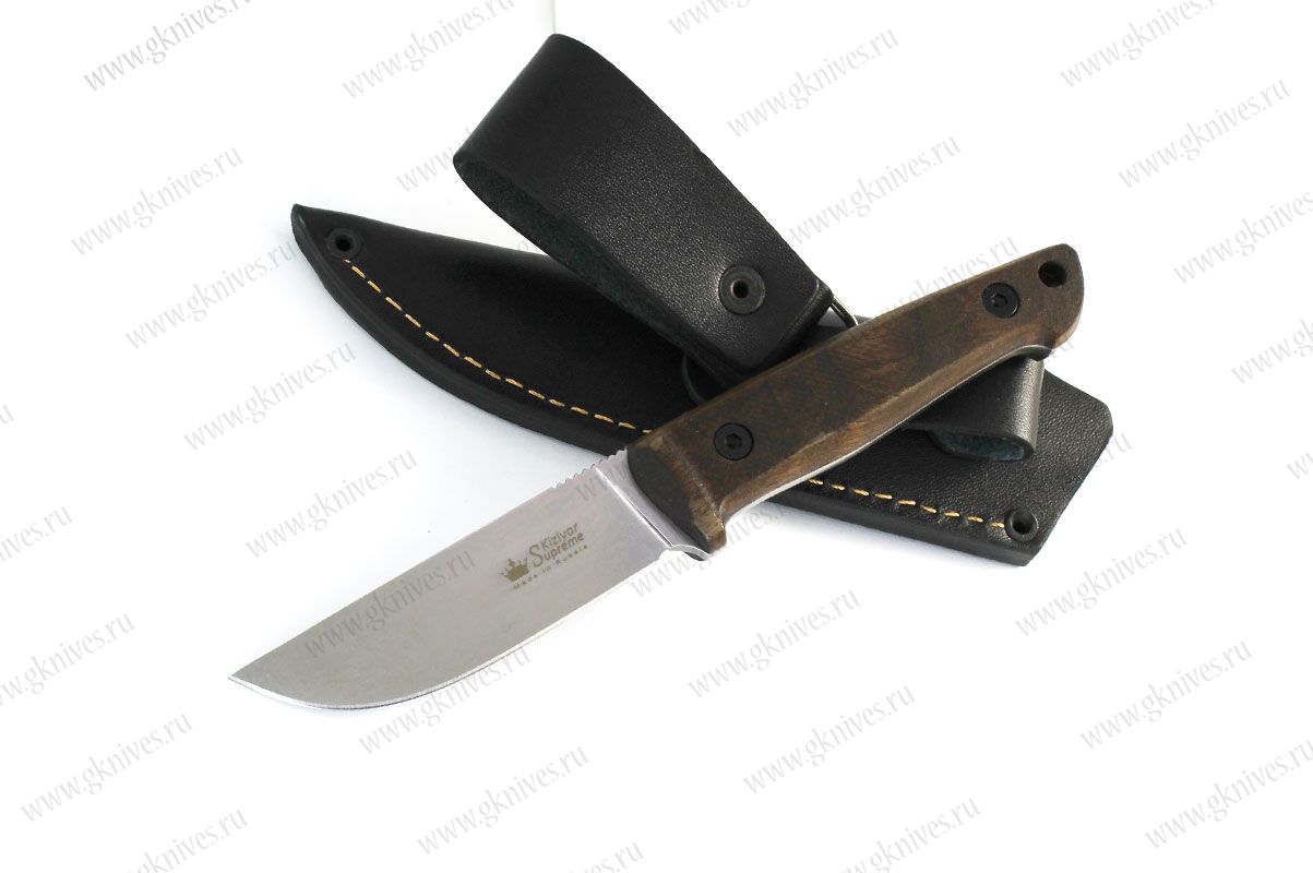 Туристический нож Nikki AUS-8 StoneWash Орех