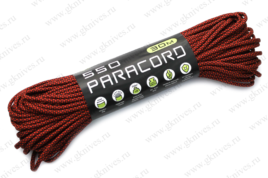 Паракорд 550 CORD nylon 30м RUS (red snake) арт.0629.181