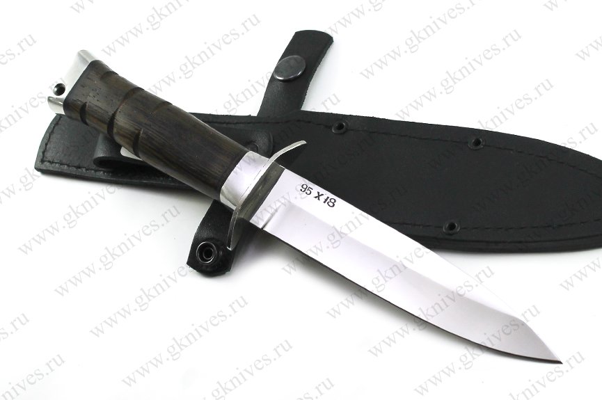 Нож Горец 3уп (сталь 95х18, граб) арт.0301.4
