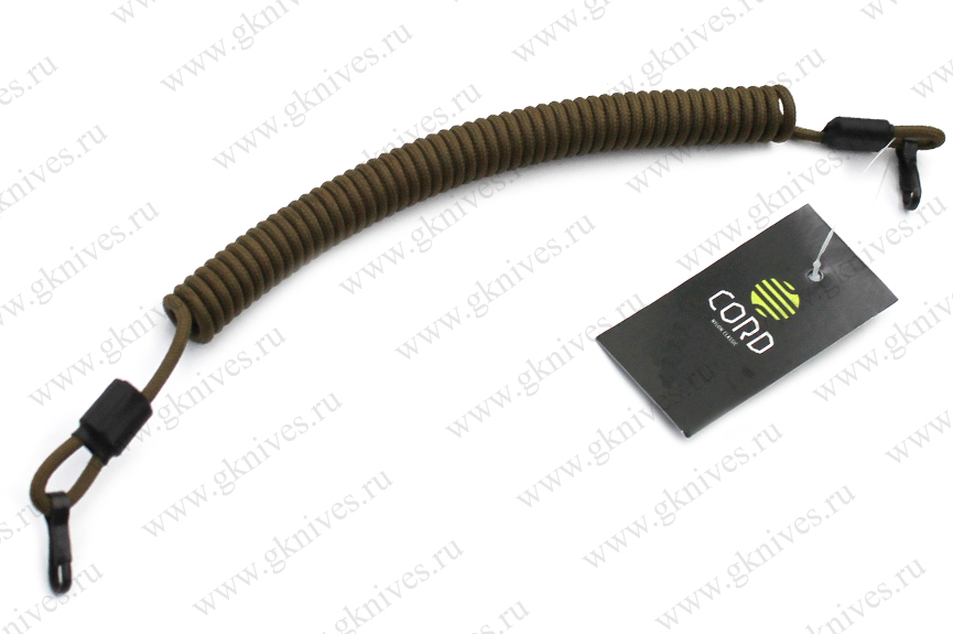 Страховочный тренчик из паракорда с карабинами (coyote) арт.0629.140
