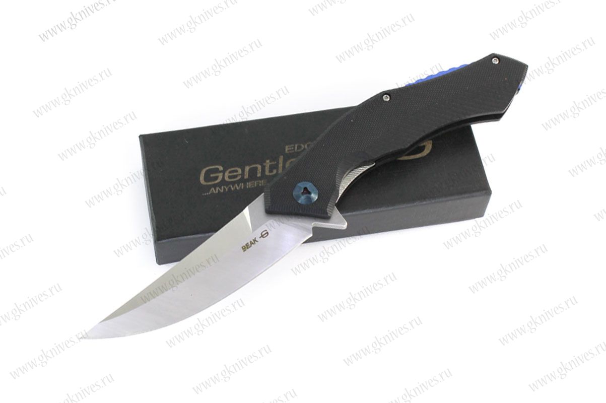 Нож складной Gentleman Knives Клюв / Beak черный