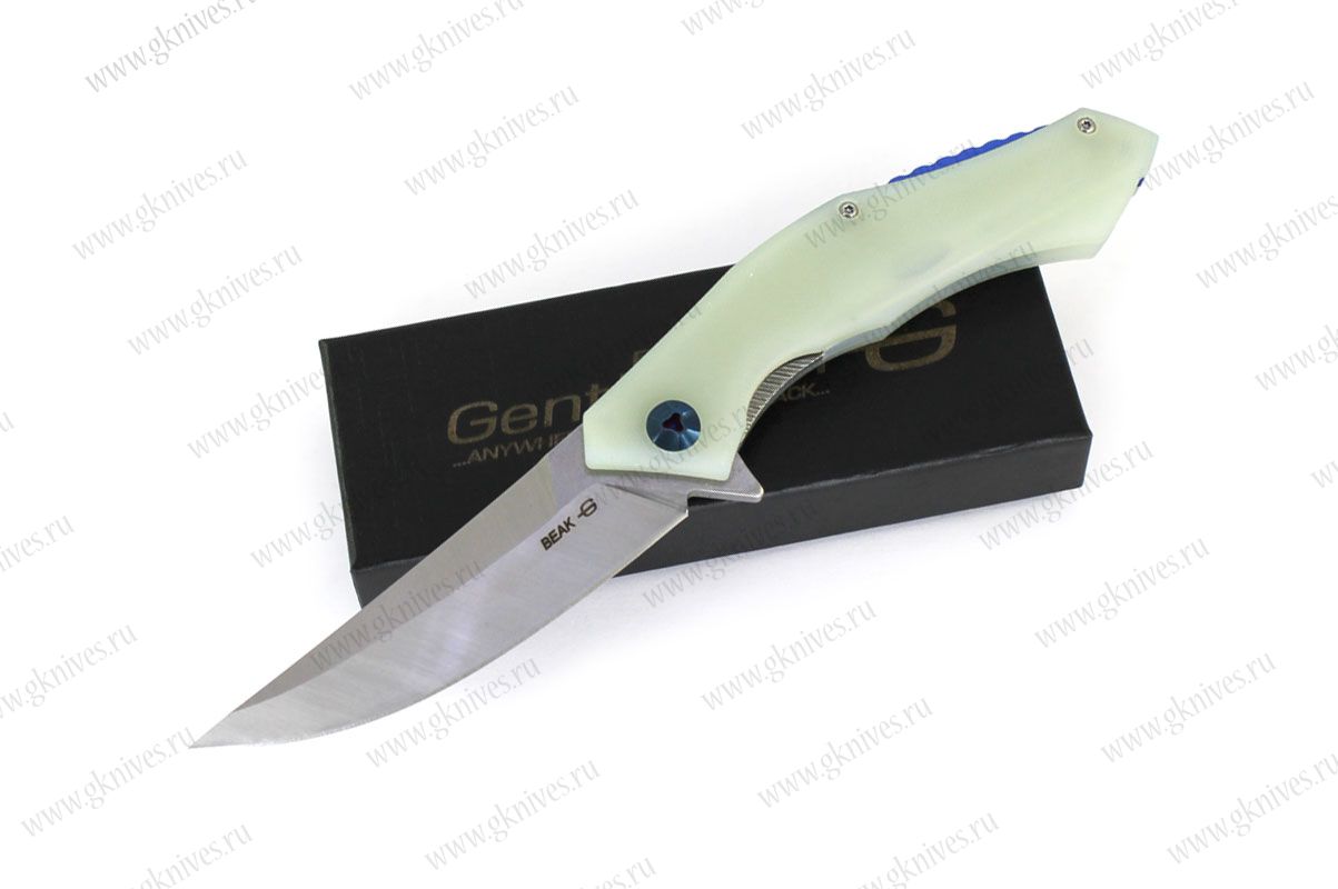 Нож складной Gentleman Knives Клюв / Beak нефритовый