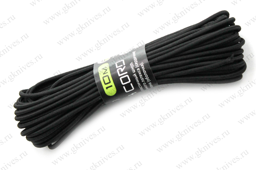 Паракорд Elastic Nylon Shock 3мм (10м Black) арт.0629.224