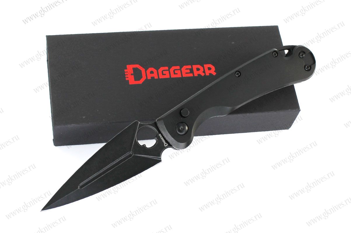 Нож складной Daggerr Стрела / Arrow автоматический, черный арт.0645.90