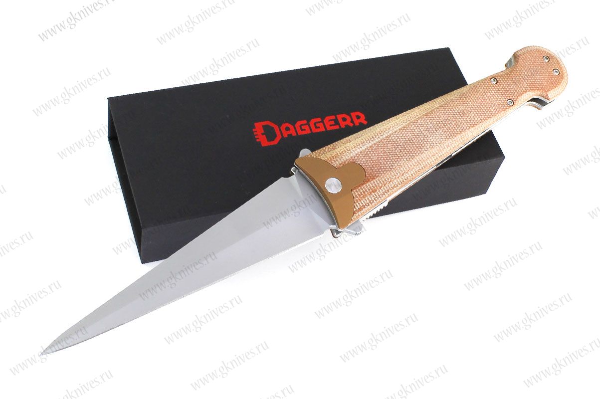Нож складной Daggerr Чинкуэда / Cinquedea микарта, сталь VG10 арт.2872026
