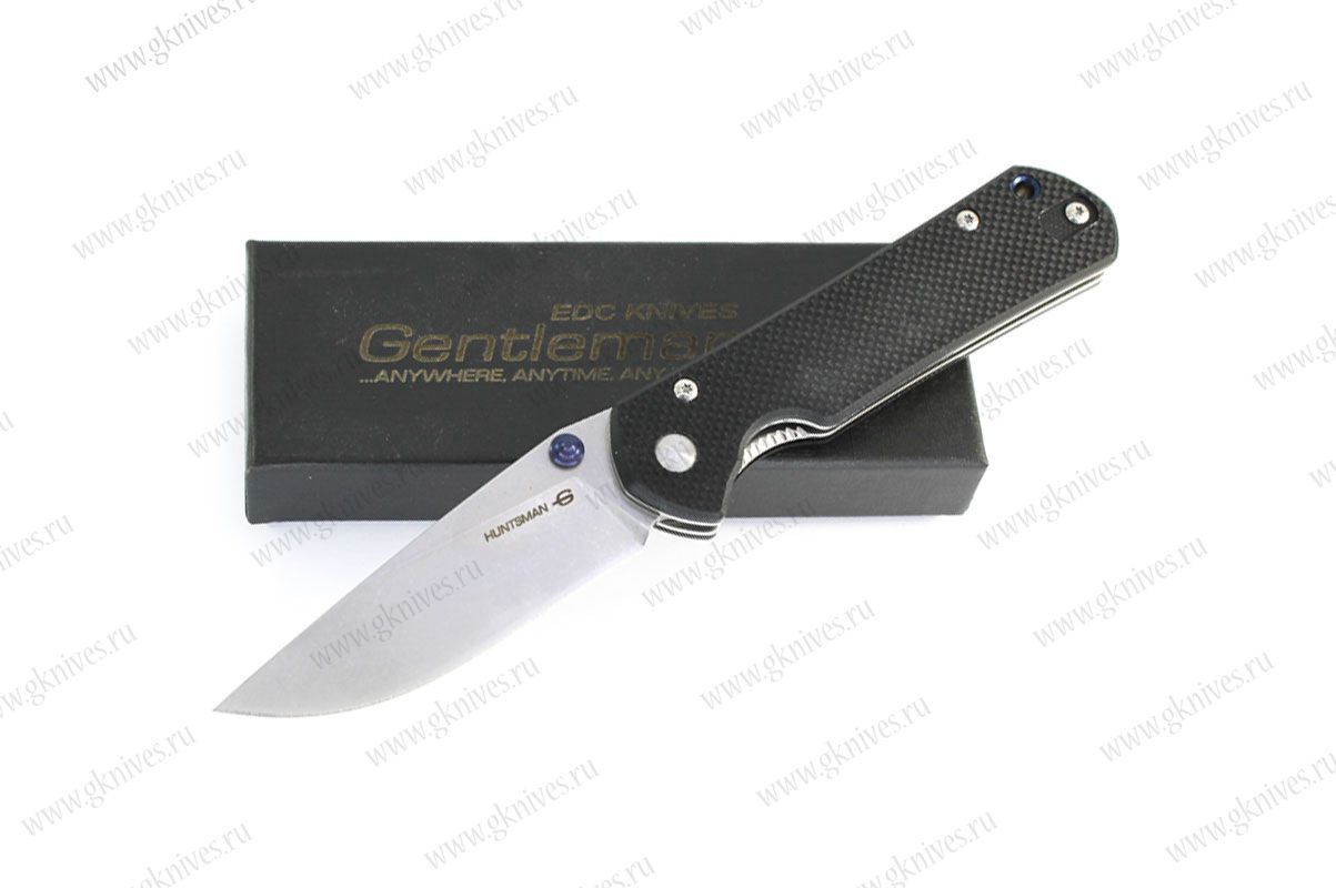 Нож складной Gentleman Knives Охотник / Huntsman черный