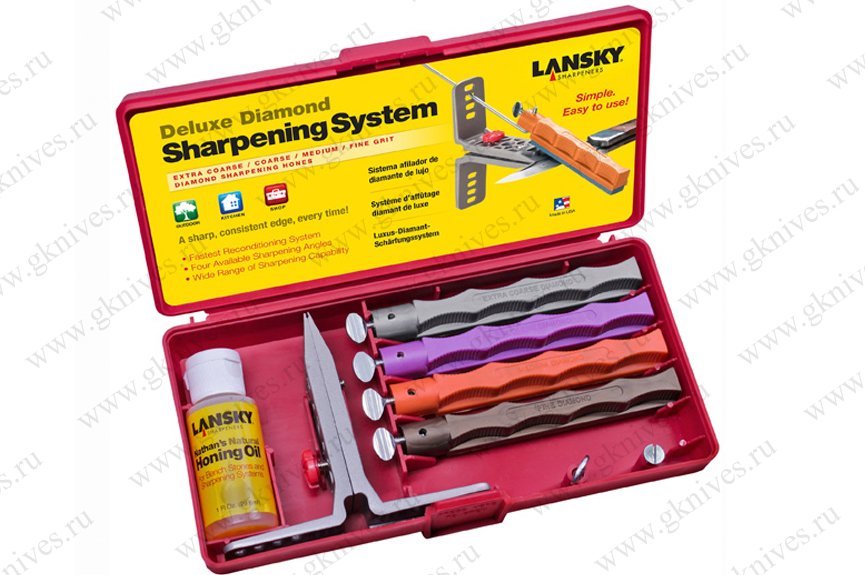 LANSKY набор для заточки 4 алмазных камня LKDMD арт.0498.25