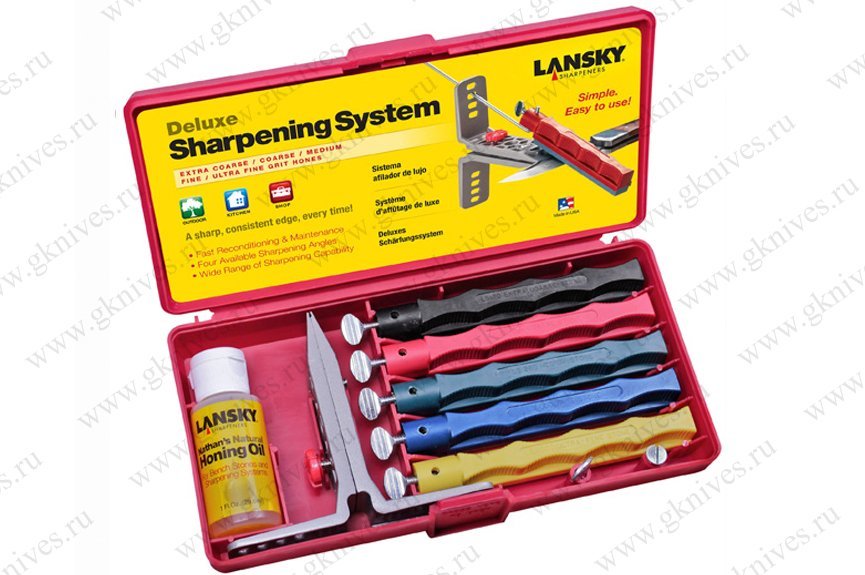 LANSKY набор для заточки 5 камней LKCLX арт.0498.26