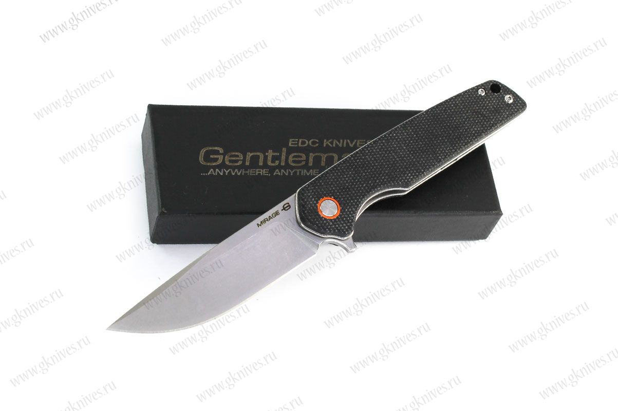 Нож складной Gentleman Knives Мираж / Mirage черный арт.0777.23