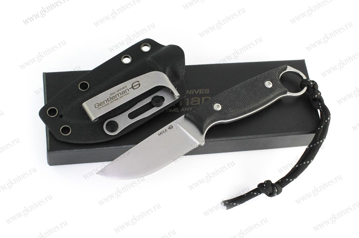 Нож Gentleman Knives Крот / Mole черный арт.0777.31