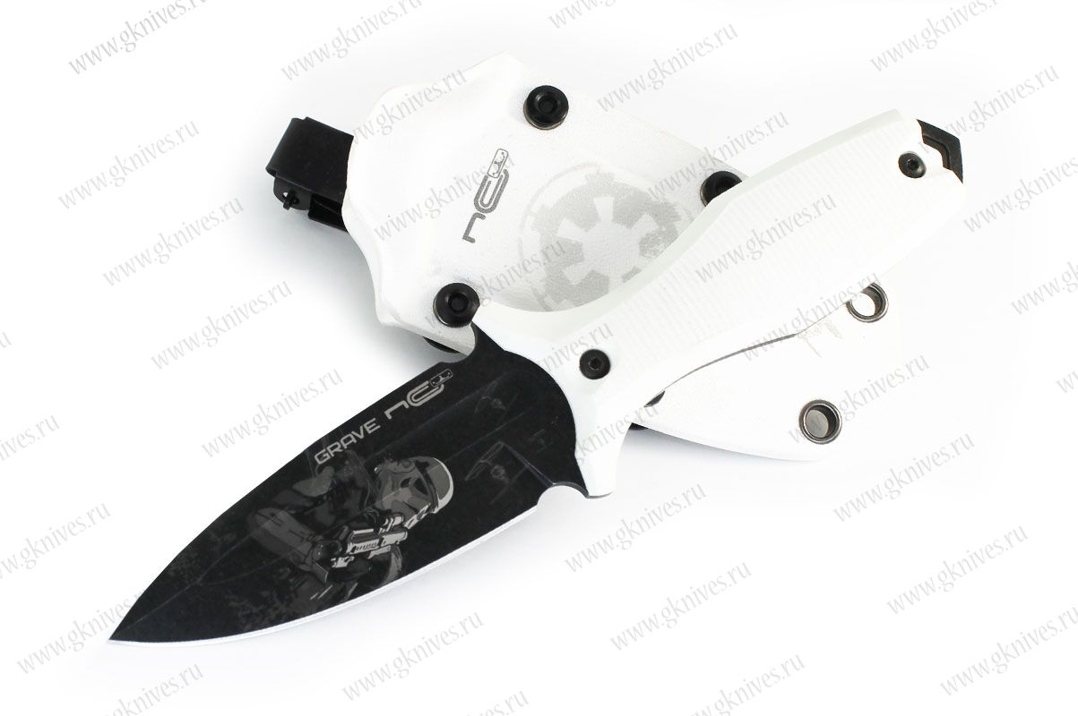 Нож N.C.Custom Grave LE Stormtrooper (AUS-10 BSW, G10 White) арт.0352026