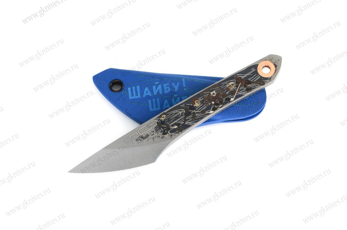 Нож туристический KOI киридаши N.C.Custom Шайбу! Шайбу!! - Вымпел арт.2802026