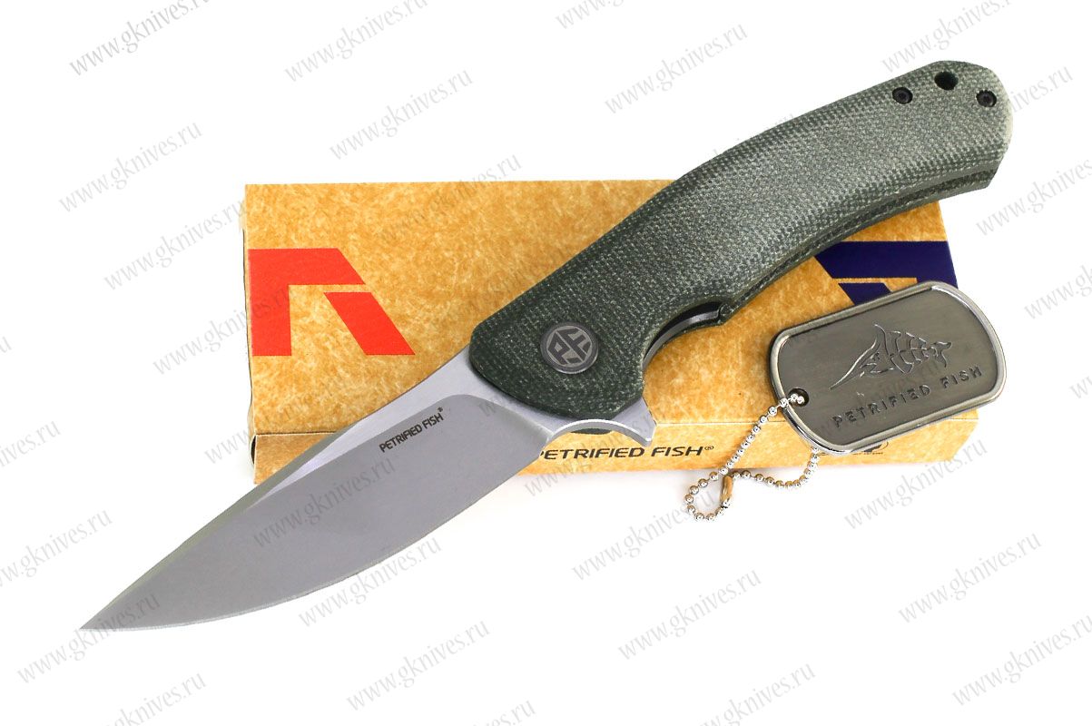 Складной нож Petrified Fish Warrior PF949 GRM арт.0668.56
