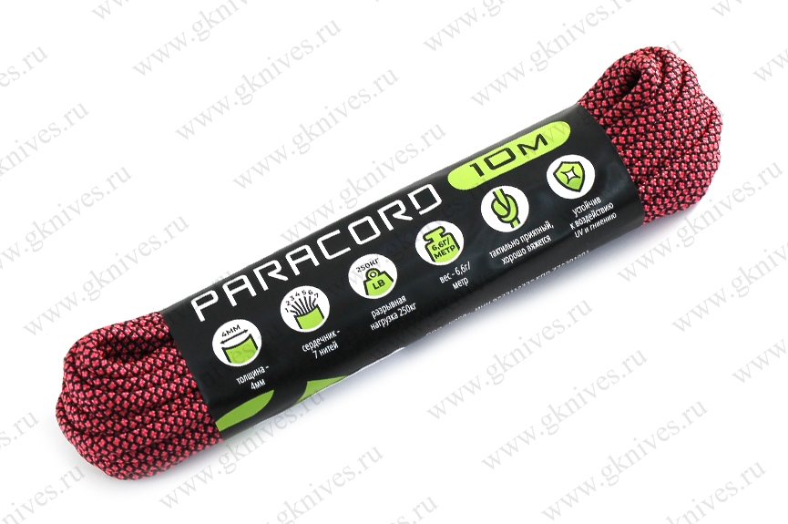 Паракорд 550 CORD nylon 10м RUS (pink snake) арт.0629.192