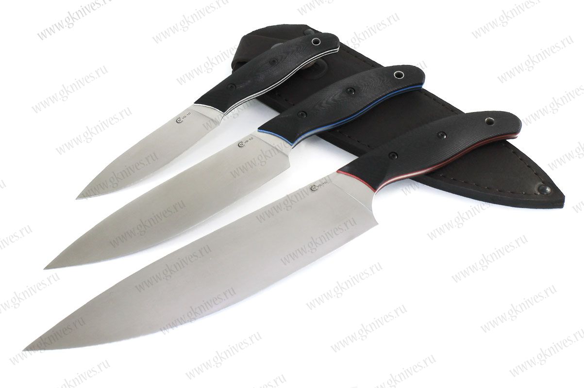 Набор кухонный Патриот сталь VG-10, рукоять G10 арт.4252026