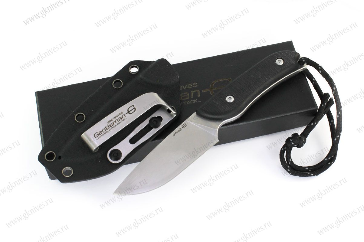 Нож Gentleman Knives Жало / Sting черный арт.0777.29