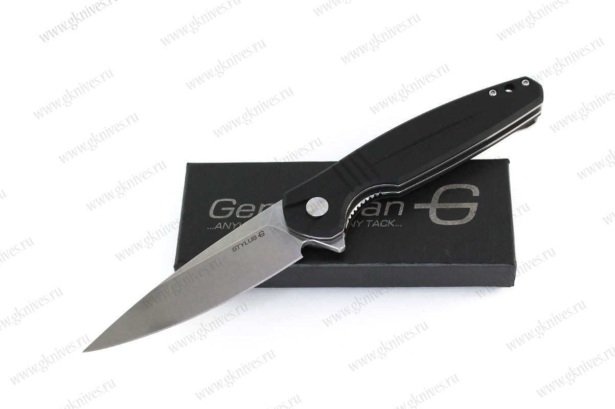 Нож складной Gentleman Knives Стилус / Stylus черный