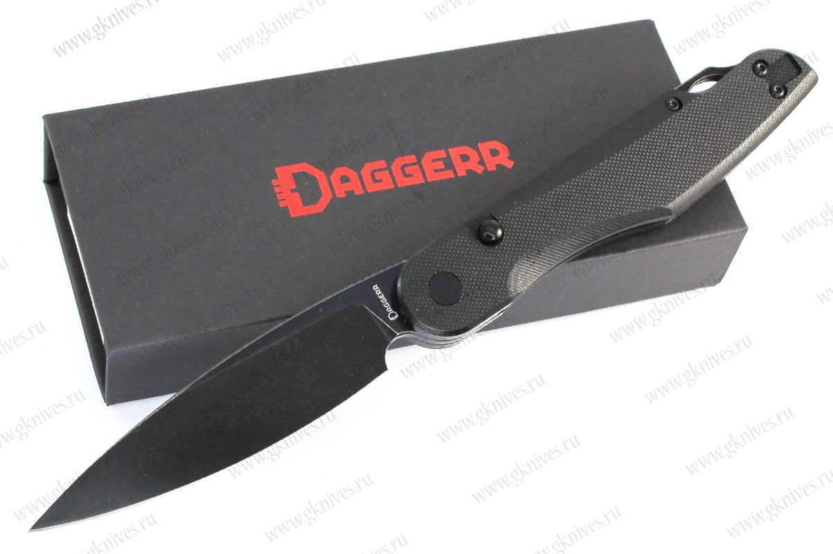 Нож складной Daggerr Воробей / Sparrow черный арт.0645.47