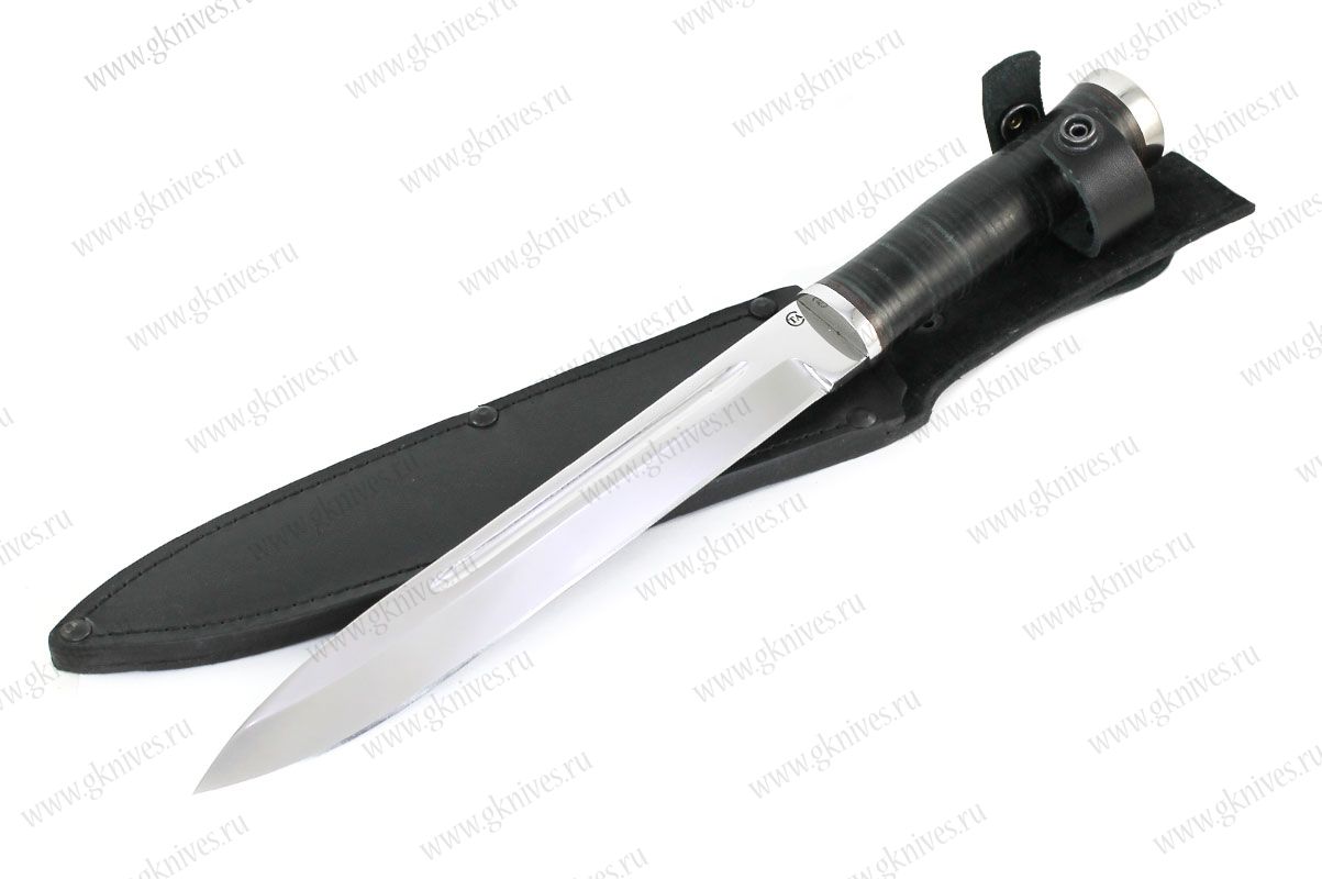 Нож Горец-1 сталь 95х18, рукоять кожа арт.3832026