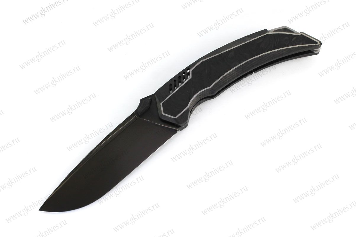 Складной нож Tiburon Tmax DLC CrystalTi Carbon