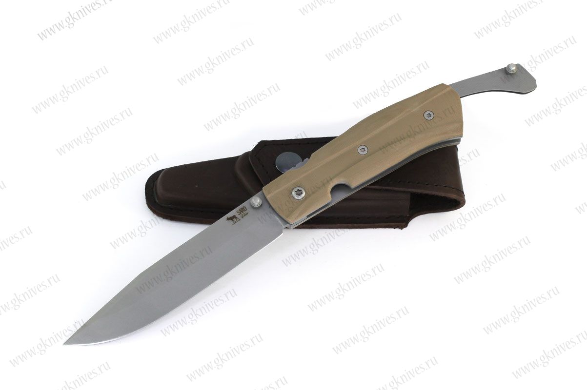 Нож Wild West AUS10/G10 тан