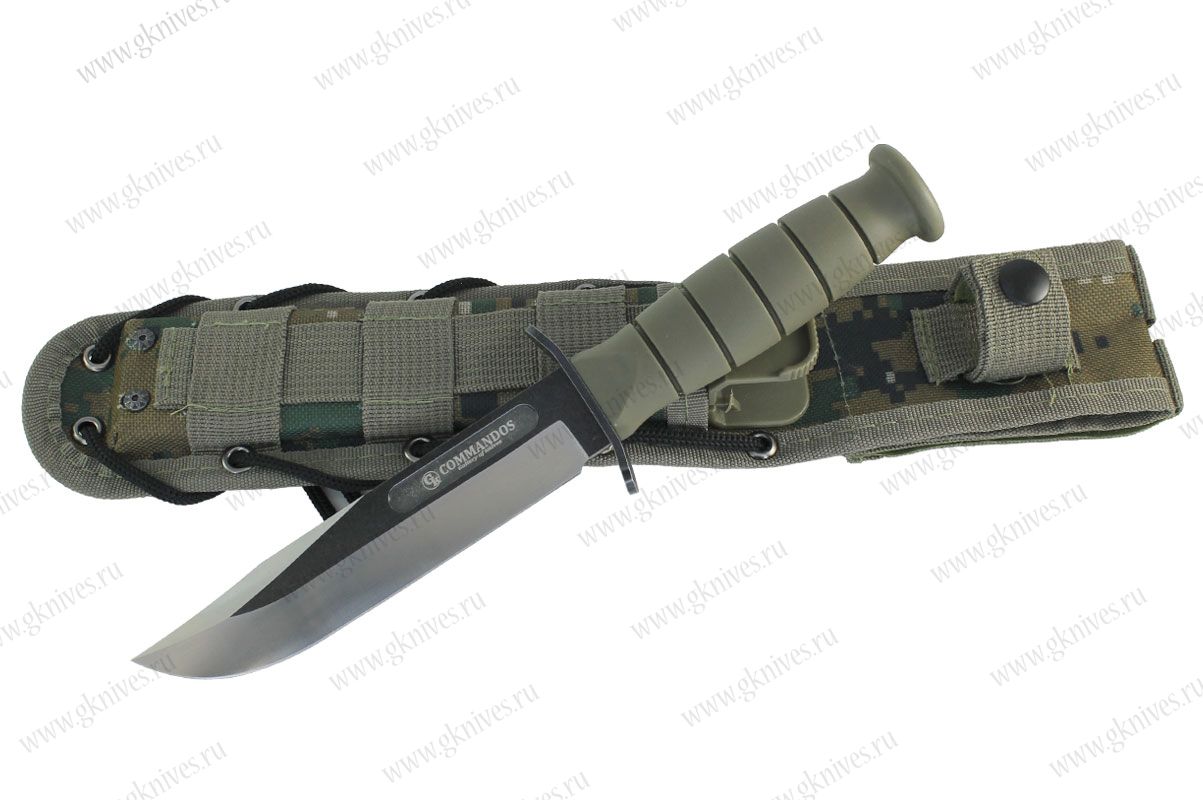 Нож тактический Коммандос / Commandos (олива) арт.0947.115
