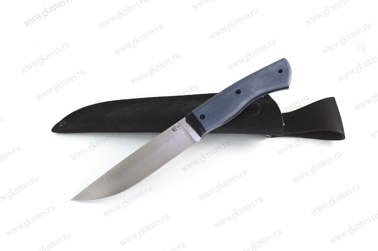 Нож Тигр D2, рукоять G10 (серый) арт.0947.282