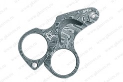 Нож Fox F747 D Damascus Figaro Cigar Cutter арт.0504.158