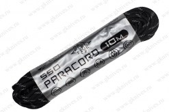 Паракорд 550 CORD nylon 10м RUS световозвращающий (black) арт.0629.118