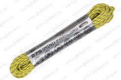 Паракорд 275 (мини) CORD nylon 10м RUS световозвращающий (yellow) арт.0629.116