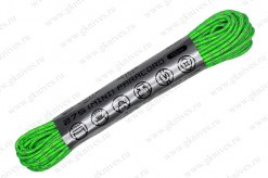 Паракорд 275 (мини) CORD nylon 10м RUS световозвращающий (neon green) арт.0629.113