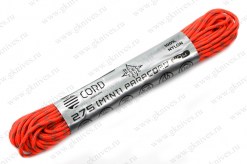 Паракорд 275 (мини) CORD nylon 10м RUS световозвращающий (neon orange) арт.0629.166